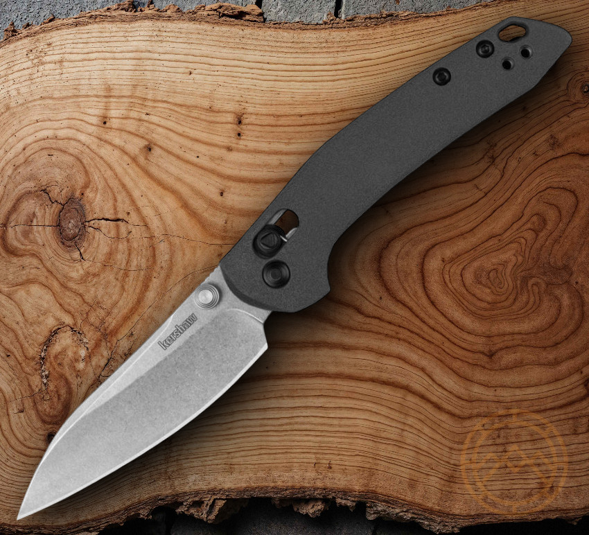 Kershaw Duster Folding Knife 2.9″ 8Cr13MoV Steel Blade Glass Filled Nylon Handle