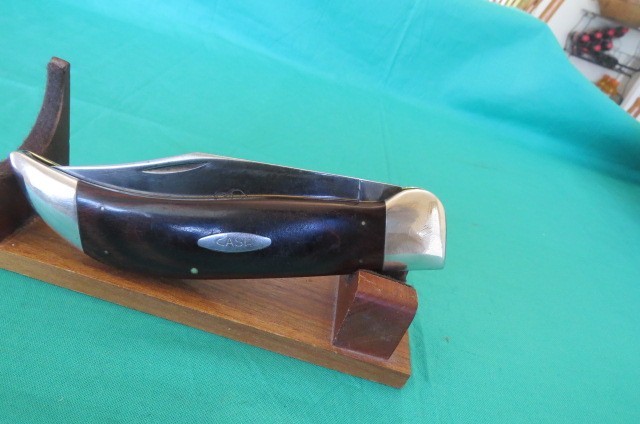 Vintage Case XX P172 Buffalo Wood Folding Hunter Knife