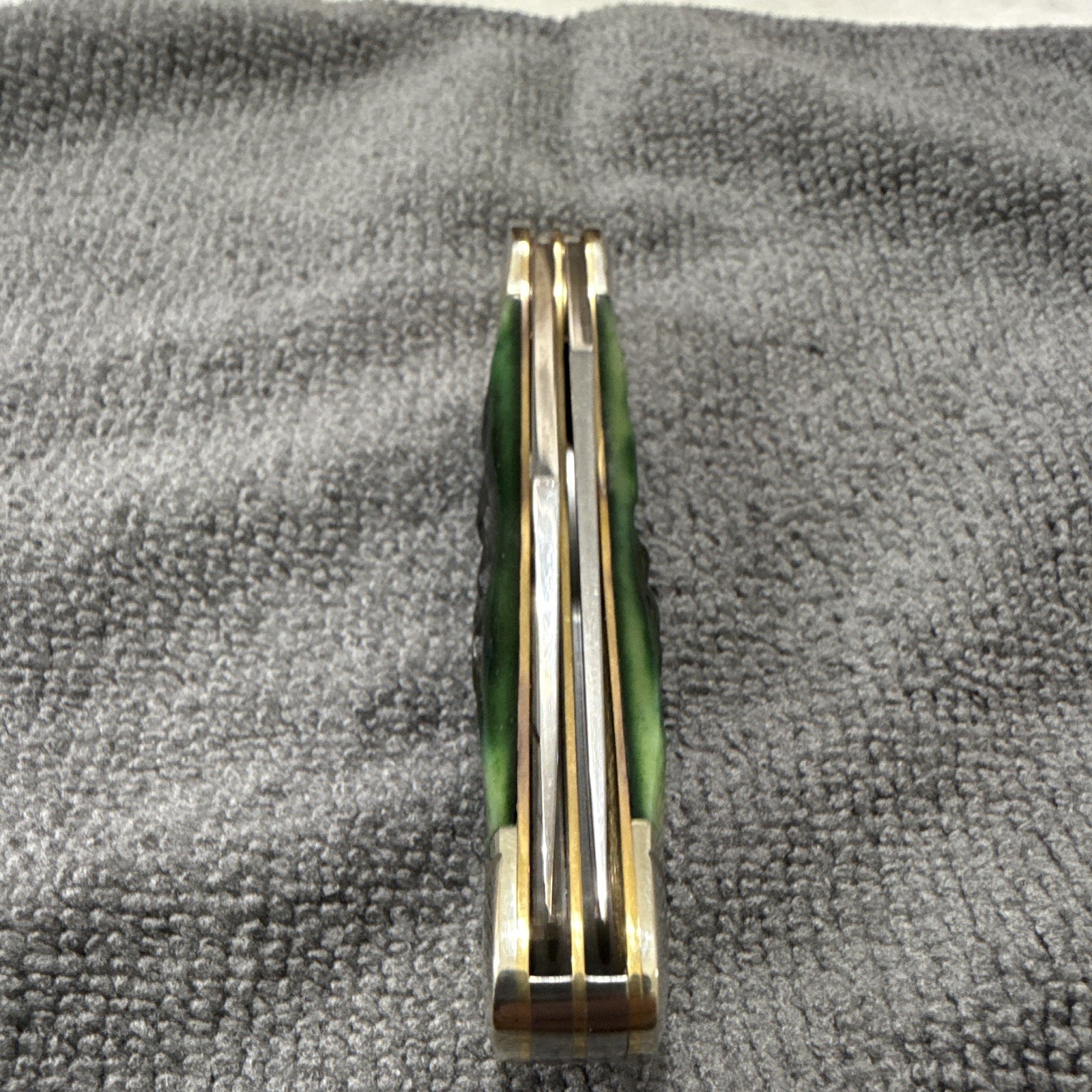 Marbles 2-Blade Slipjoint Pocketknife Stainless Steel Green/Black w/ Nail File