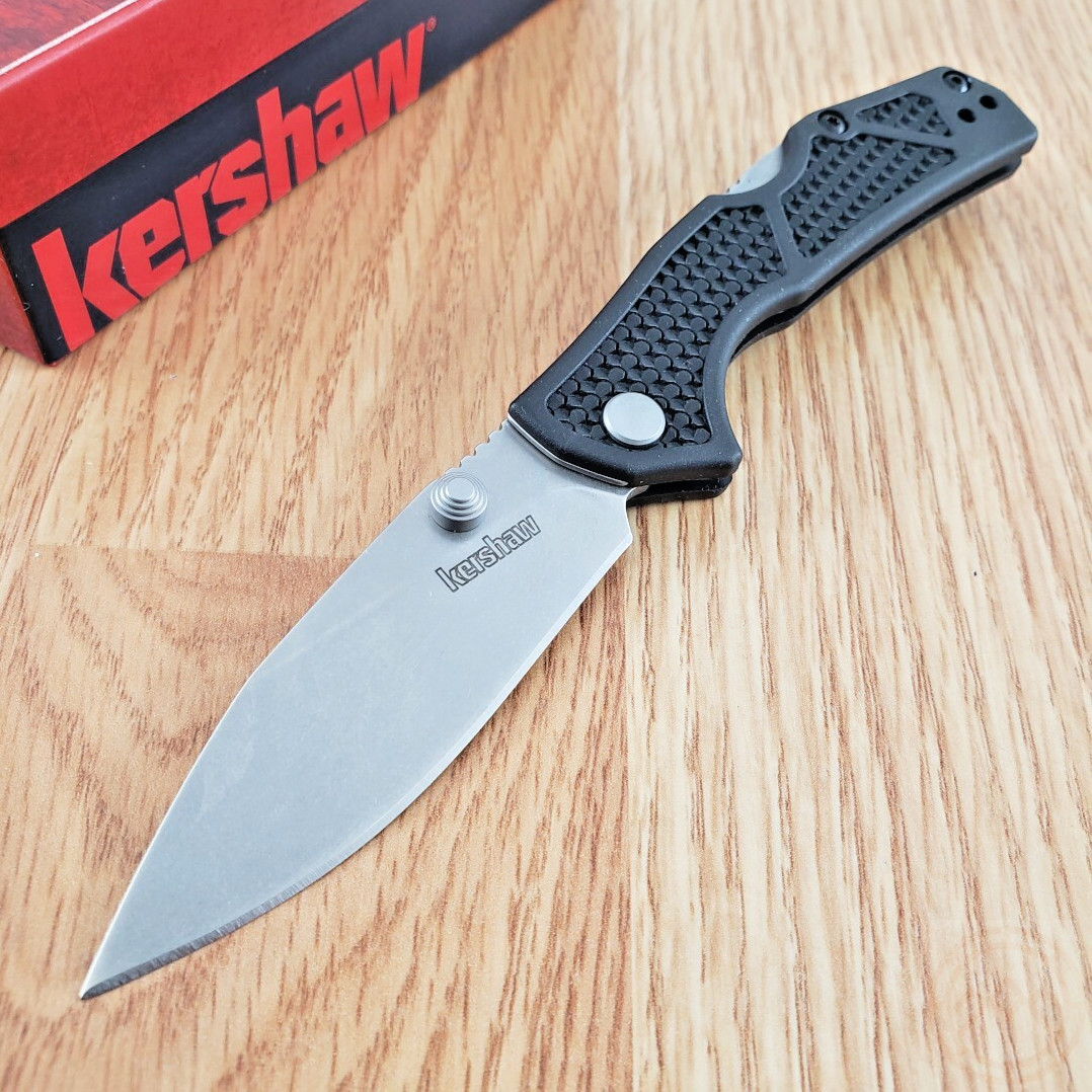 Kershaw Debris Folding Knife 2.75″ D2 Tool Steel Blade Glass Filled Nylon Handle
