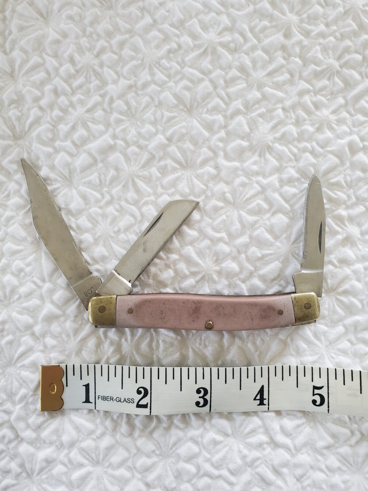 RARE VINTAGE SCHRADE 80T 3 BLADE FOLDING KNIFE USA MADE