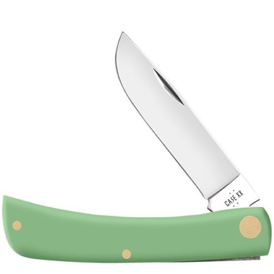 CASE XX KNIFE- SOD BUSTER Jr. – MINT GREEN #63834 – S/STEEL BLADE – 3 5/8″ NIB