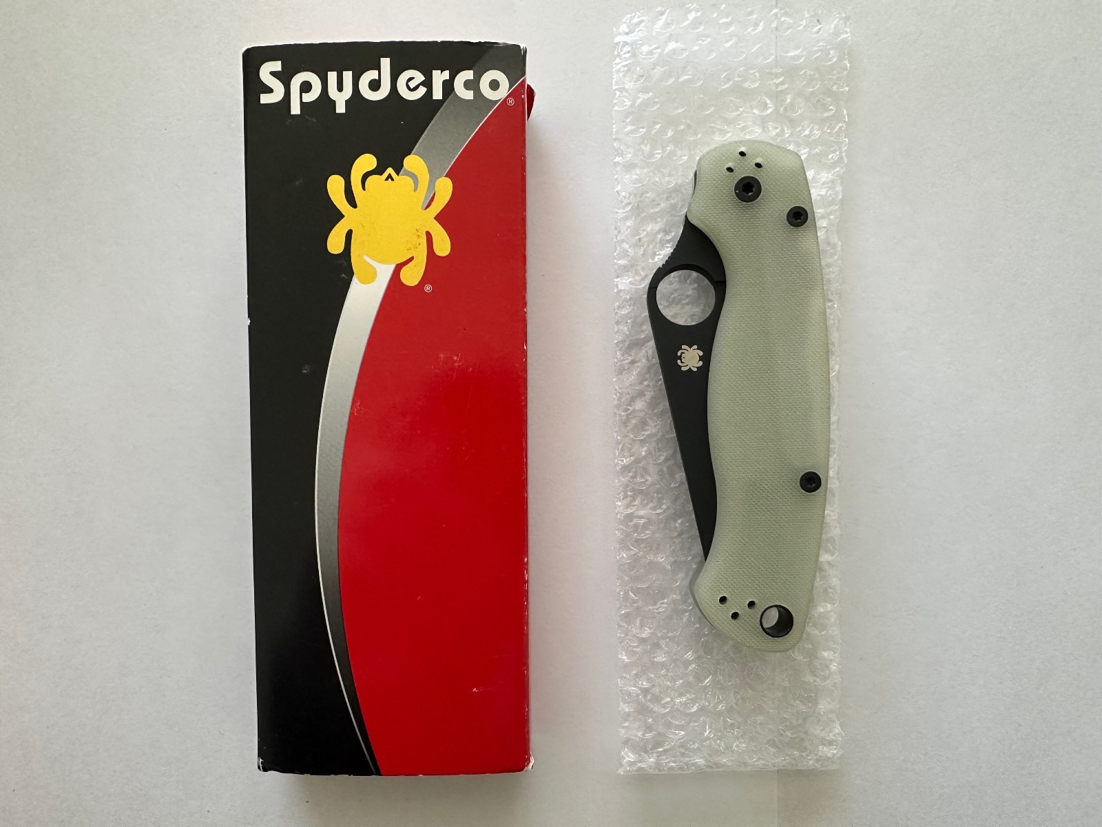 Spyderco Paramilitary 2 /Jade G10 /M4 DLC /C81GM4BKP2 /Discontinued Exclusive