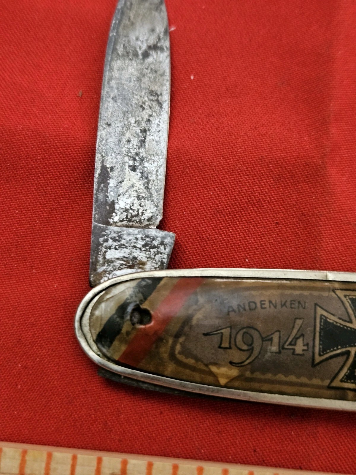 Vtg 1918 German Iron Cross Commemorative Pocket Knife