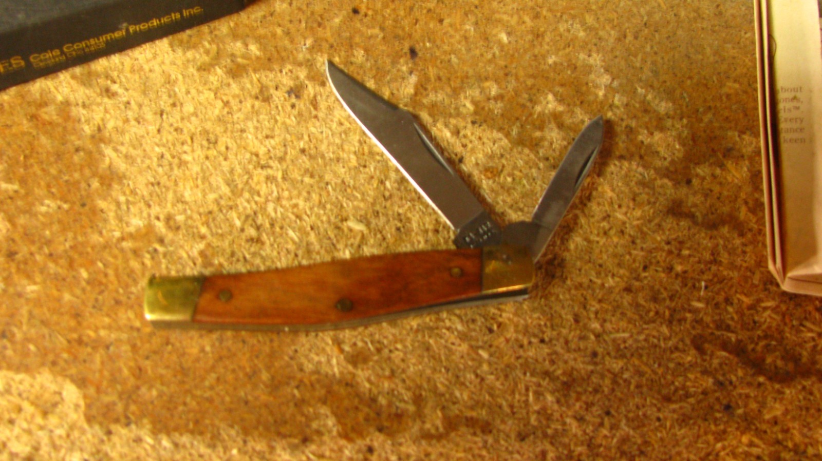 Ka-Bar classic knife, NOS, paperwork, 2 blades, #1058, free shipping