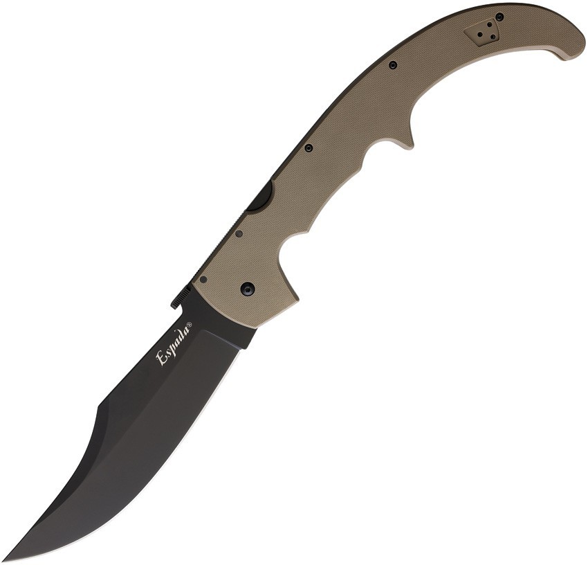 Cold Steel XL Espada Lockback DE CS-62MGC-DEBK-BRK 7.5″ AUS-10A G10 Folding