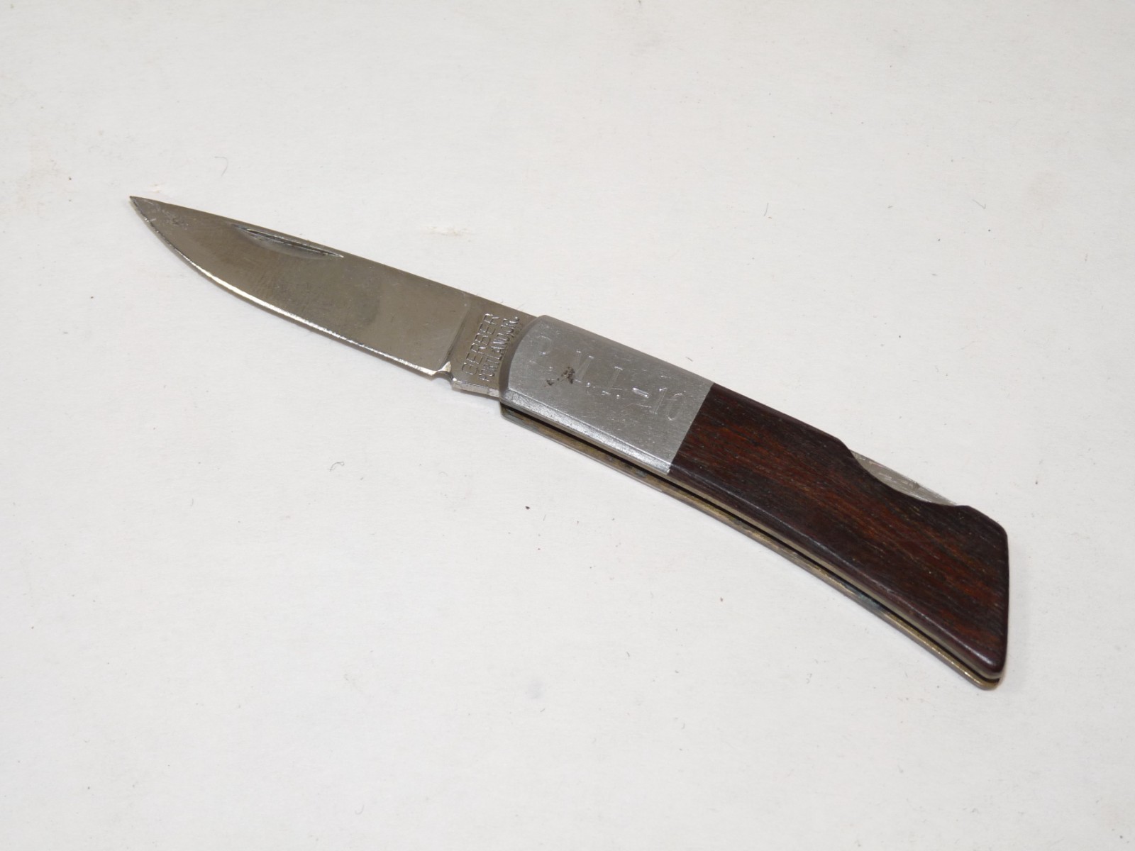 Vintage Gerber Silver Knight by Sakai Japan Pocket Knife Promotional Hand-out P.