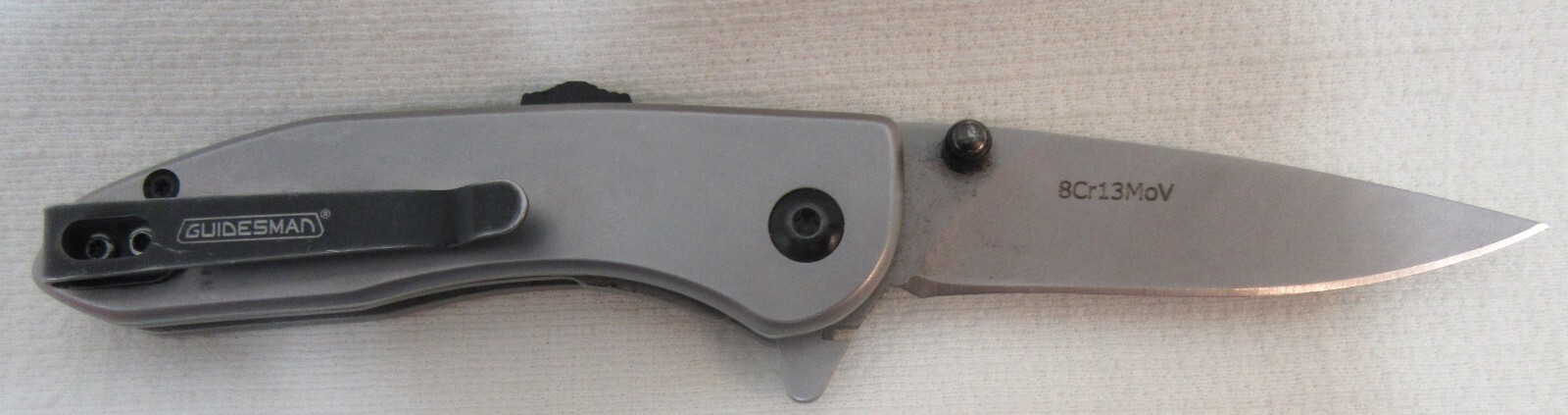 Guidesman 8Cr13MoV Folding Pocket Knife with Belt Clip