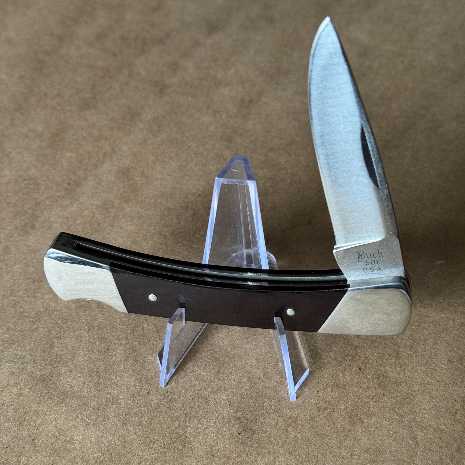 Buck Esquire 501 Pre Date Code Knife With Original Box NICE