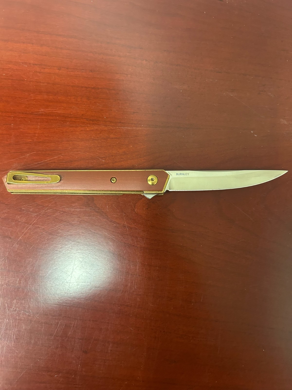 Boker PLUS Mini Burnley Kwaiken Air G10 Micarda Handle S30v SS 3″ Blade