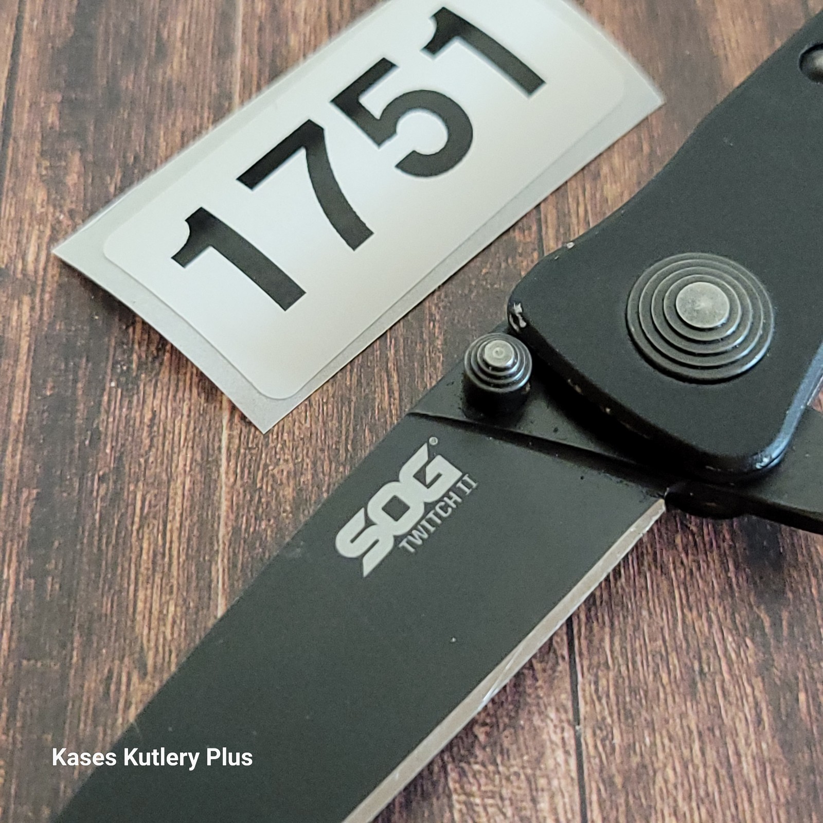 Sog Twitch II A/O Tactical Lockback Pocket Knife W/Safety