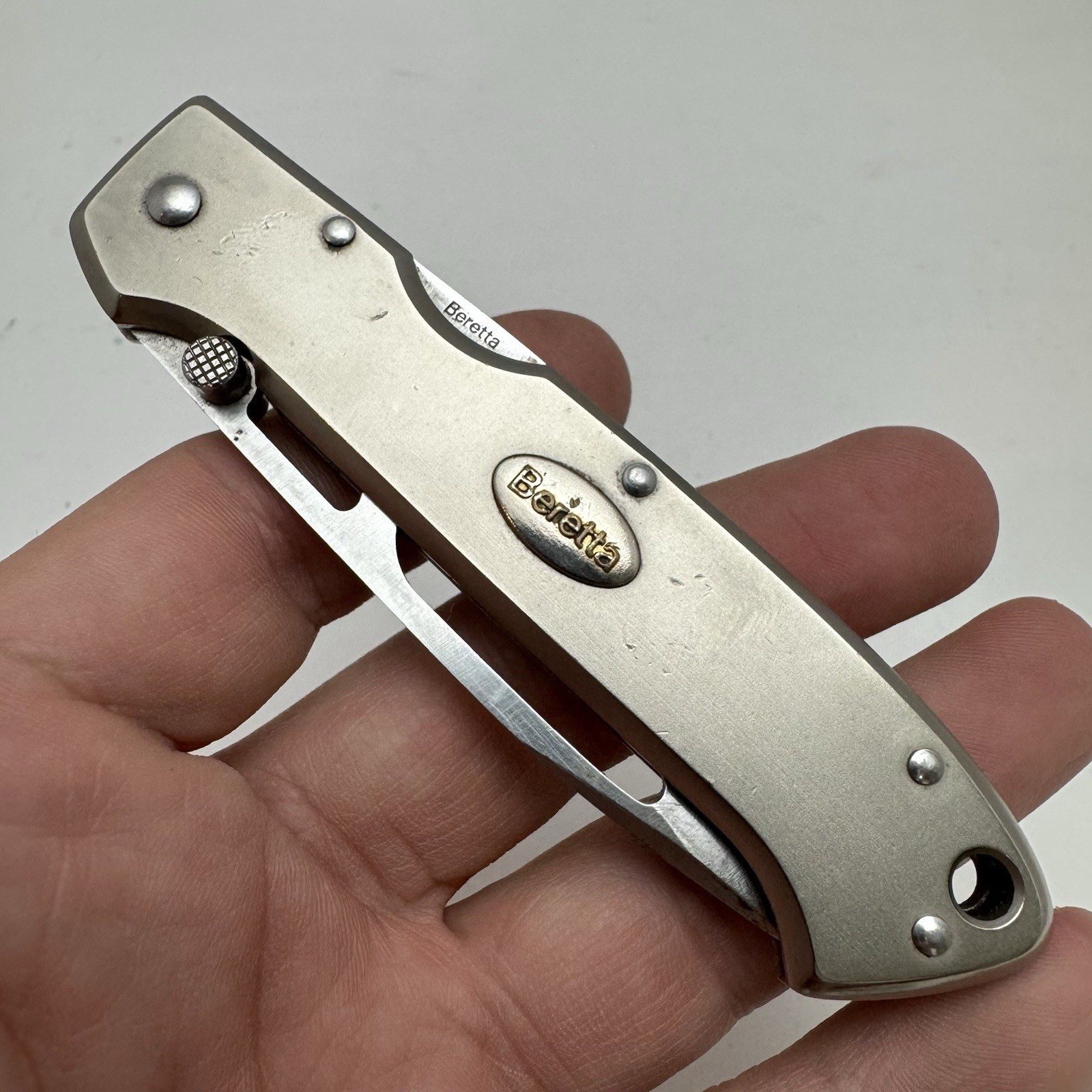 Vintage Beretta Airlight K-AIR Lockback Tactical Survival Knife – Japan