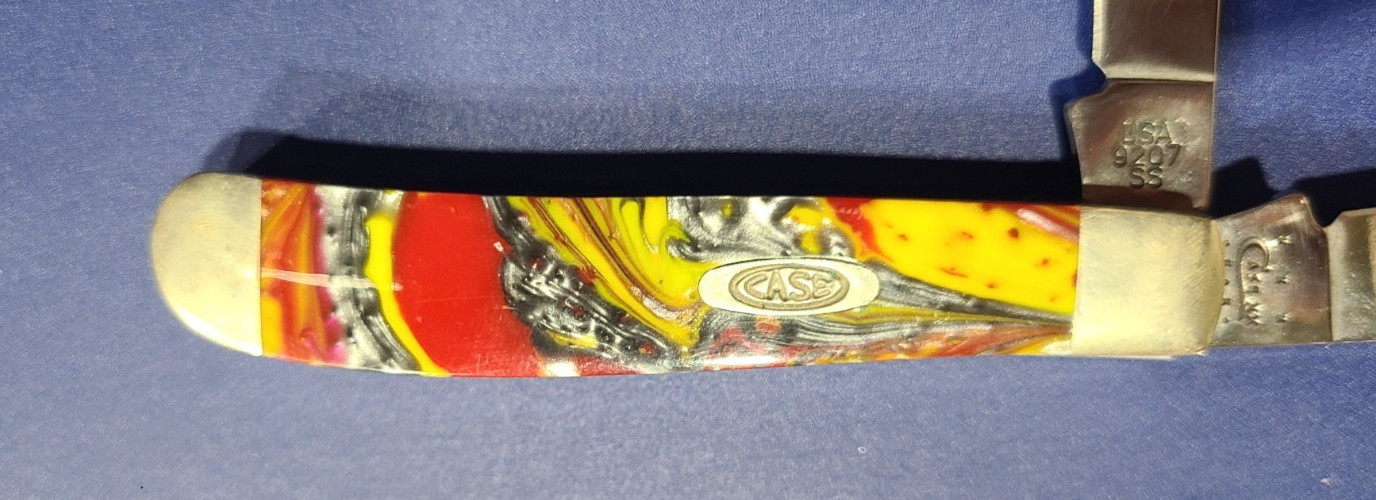 Case XX 9207 SS ‘Fire in the Box Corelon’ 1/500 Premier Ed. 2 Blade Pocket Knife