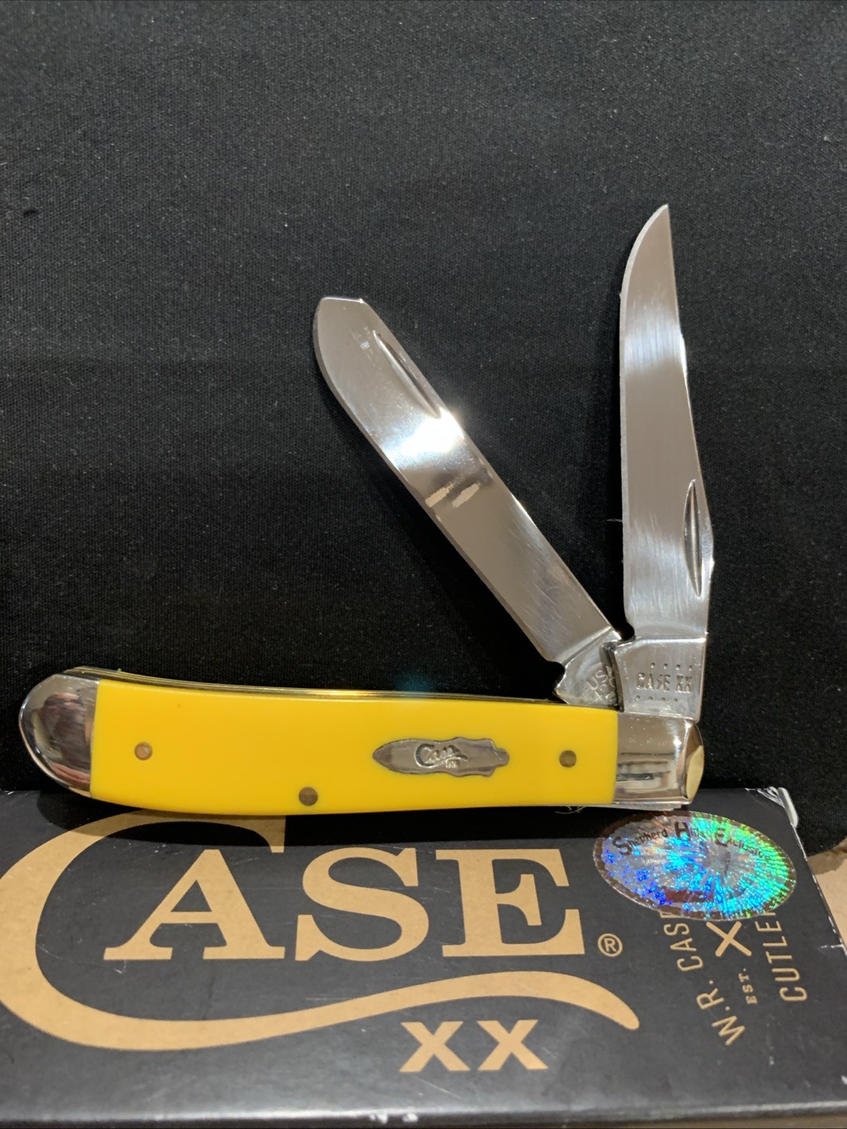 2022* CASE XX~SUNFLOWER~MINI TRAPPER~🔥BEAUTIFUL ORANGE/YELLOW🔥 SH Exclusive