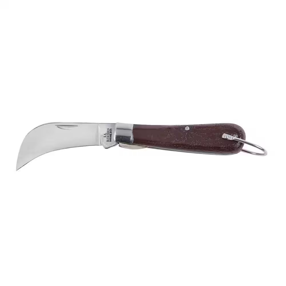 2-5/8 In. Carbon Steel Hawk Bill Blade Folding Knife Free Ship NEW