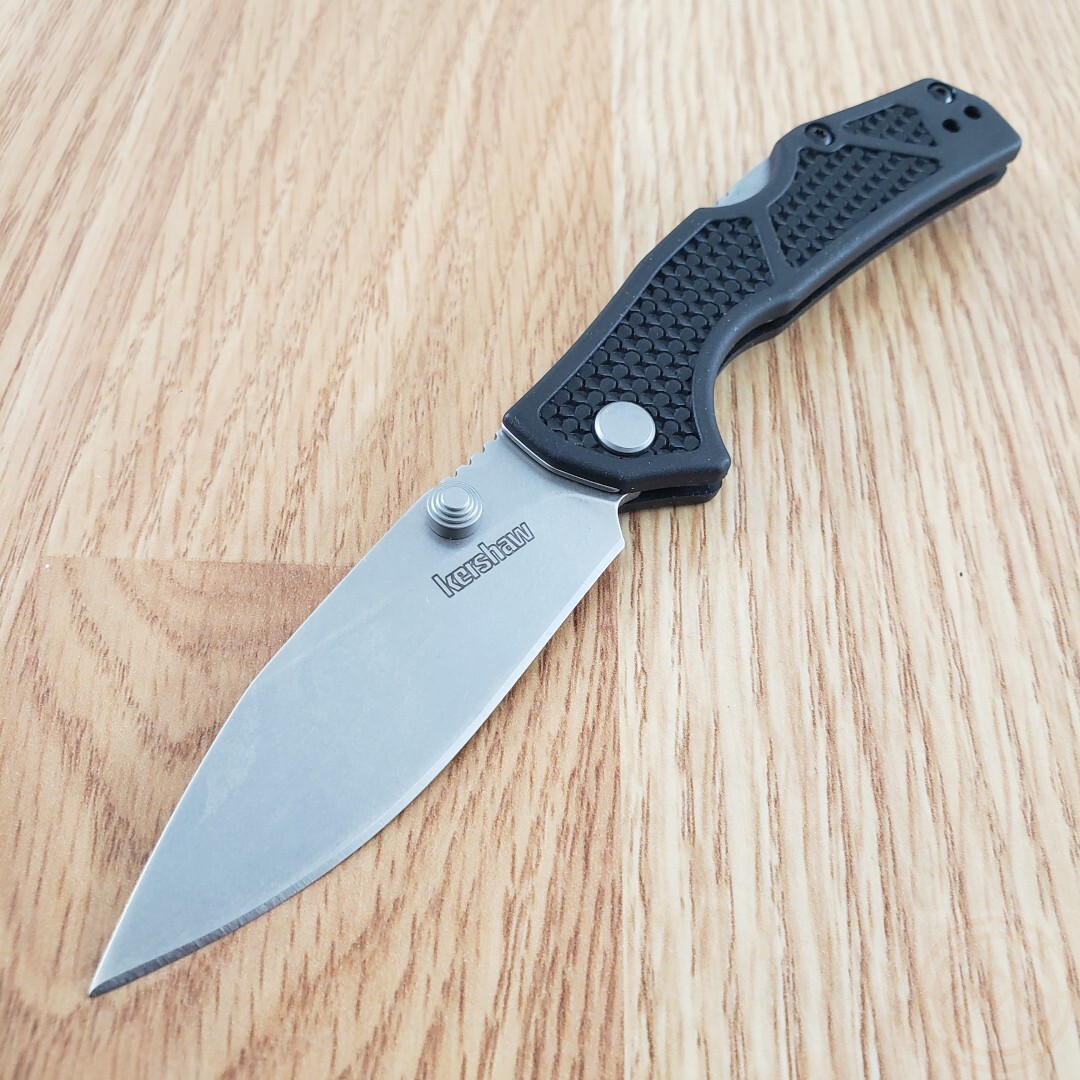 Kershaw Debris Folding Knife 2.75″ D2 Tool Steel Blade Glass Filled Nylon Handle