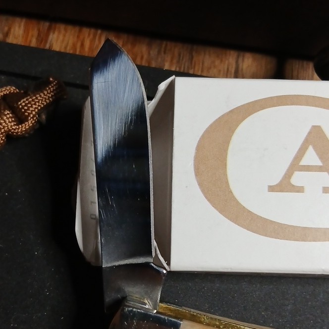 Case XX 6375 CS 2-Blade Carbon Steel Slipjoint Bone Clip/Sheepsfoot 2018