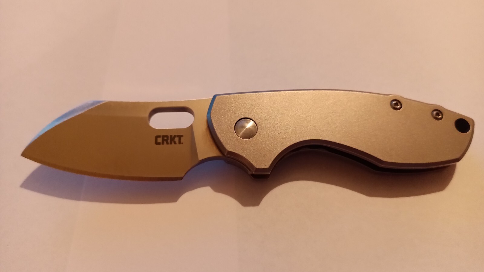 CRKT: Pilar Large Folding Frame Lock Pocket Knife Manual Open (Used)