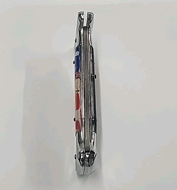 Model 50028 Vintage Fury Folding Knife American Flag Eagle USA