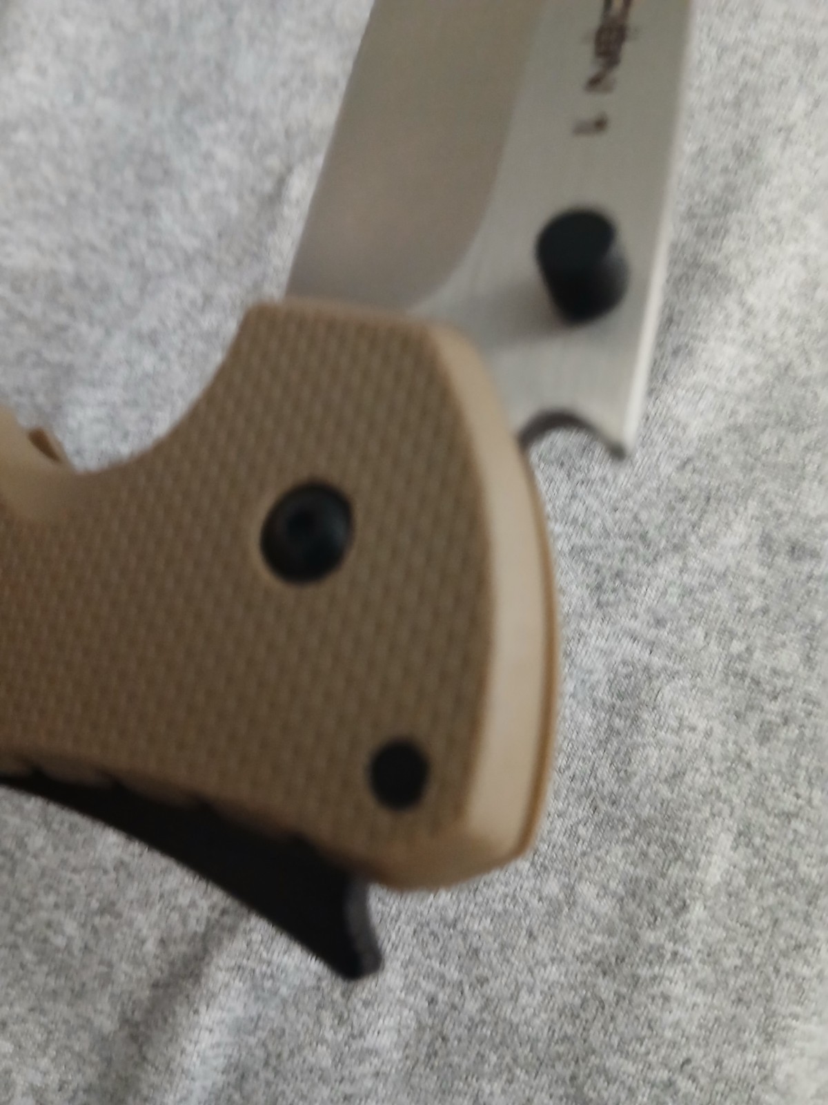 Cold Steel Recon 1 Coyote Tan CTS*HXP tanto Steel Grn Handle Plain Edge