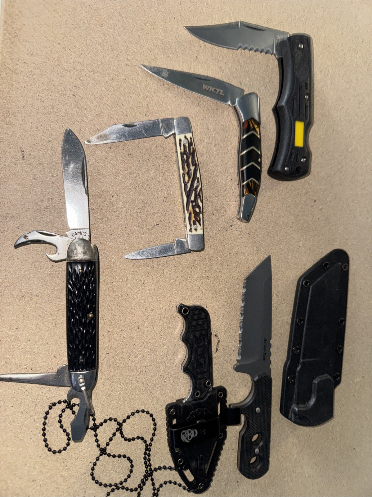 Assorted Knives Lot Of 6
