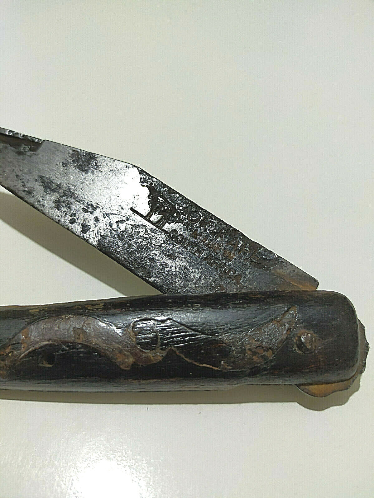 VINTAGE- OKAPI- FOLDING POCKET KNIFE STAR & MOON MADE IN SOUTH AFRICA….