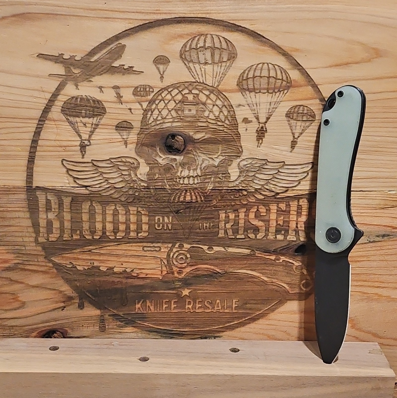 CIVIVI Elementum Liner Lock Knife Natural G-10 (2.9″ Black Stonewash S35VN)