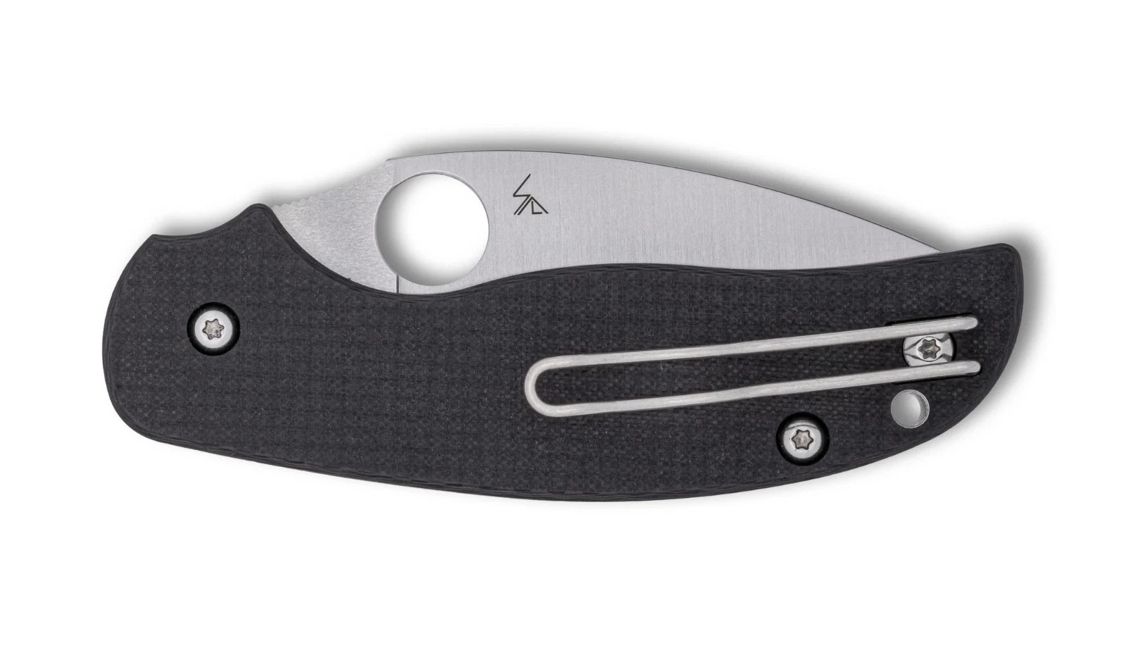 Spyderco Sage 6 Button Lock S30V Satin Blade Carbon Fiber/G10 Handles C123CFBCLP