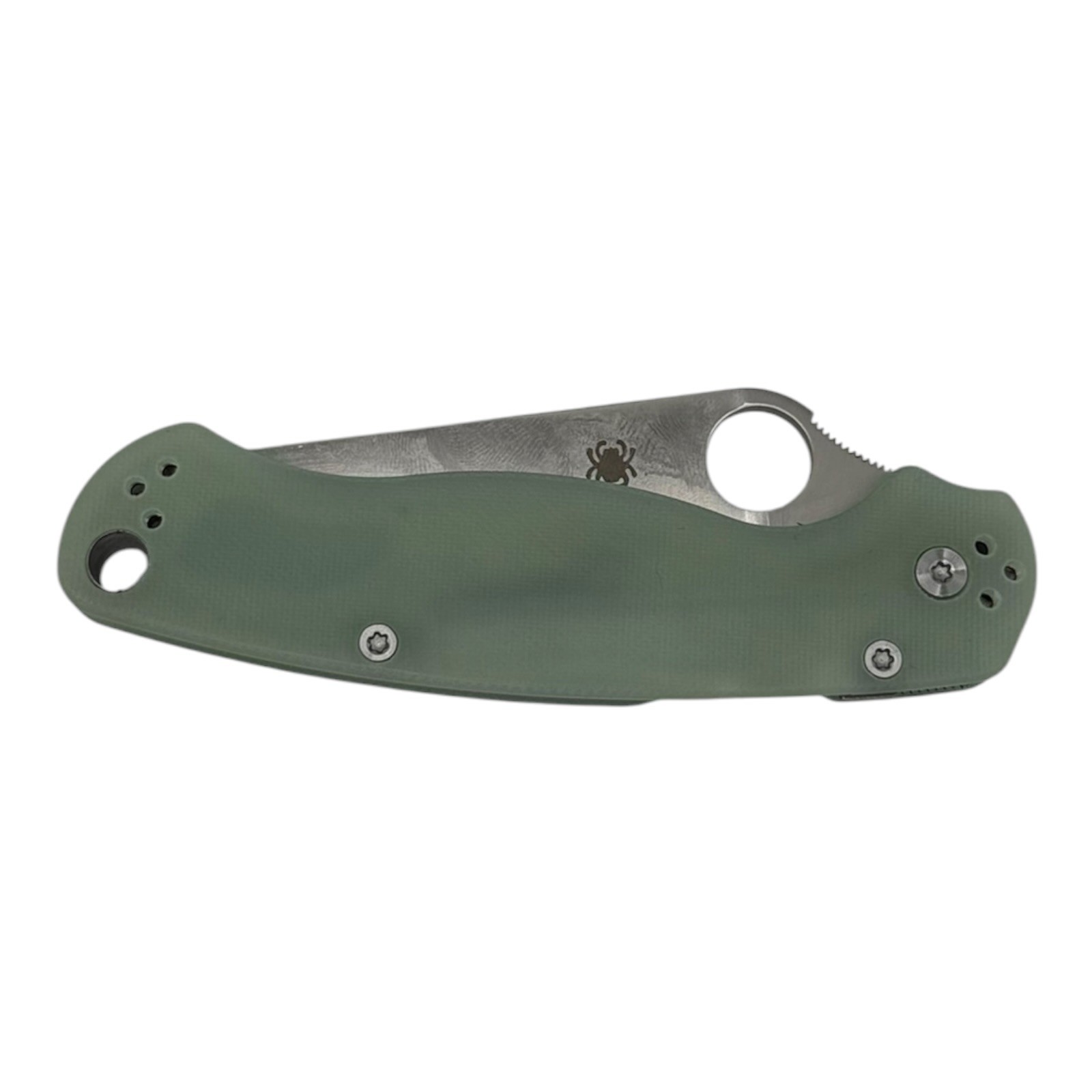 Spyderco M4 Paramilitary 2 Knife Natural G-10 (3.4″ Satin) C81GM4P2 Exclusive