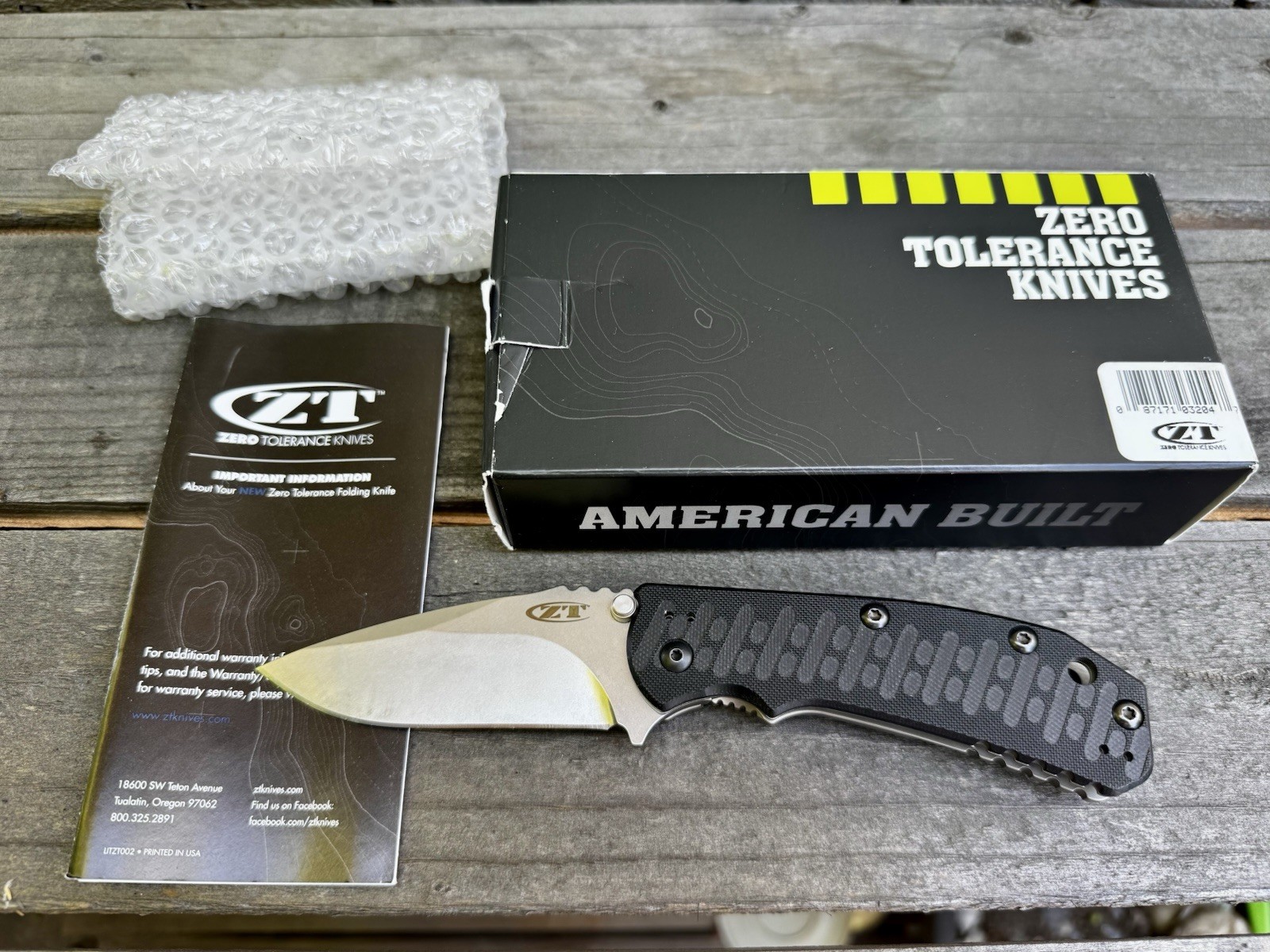 Zero Tolerance ZT 0550 Rick Hinderer S35VN