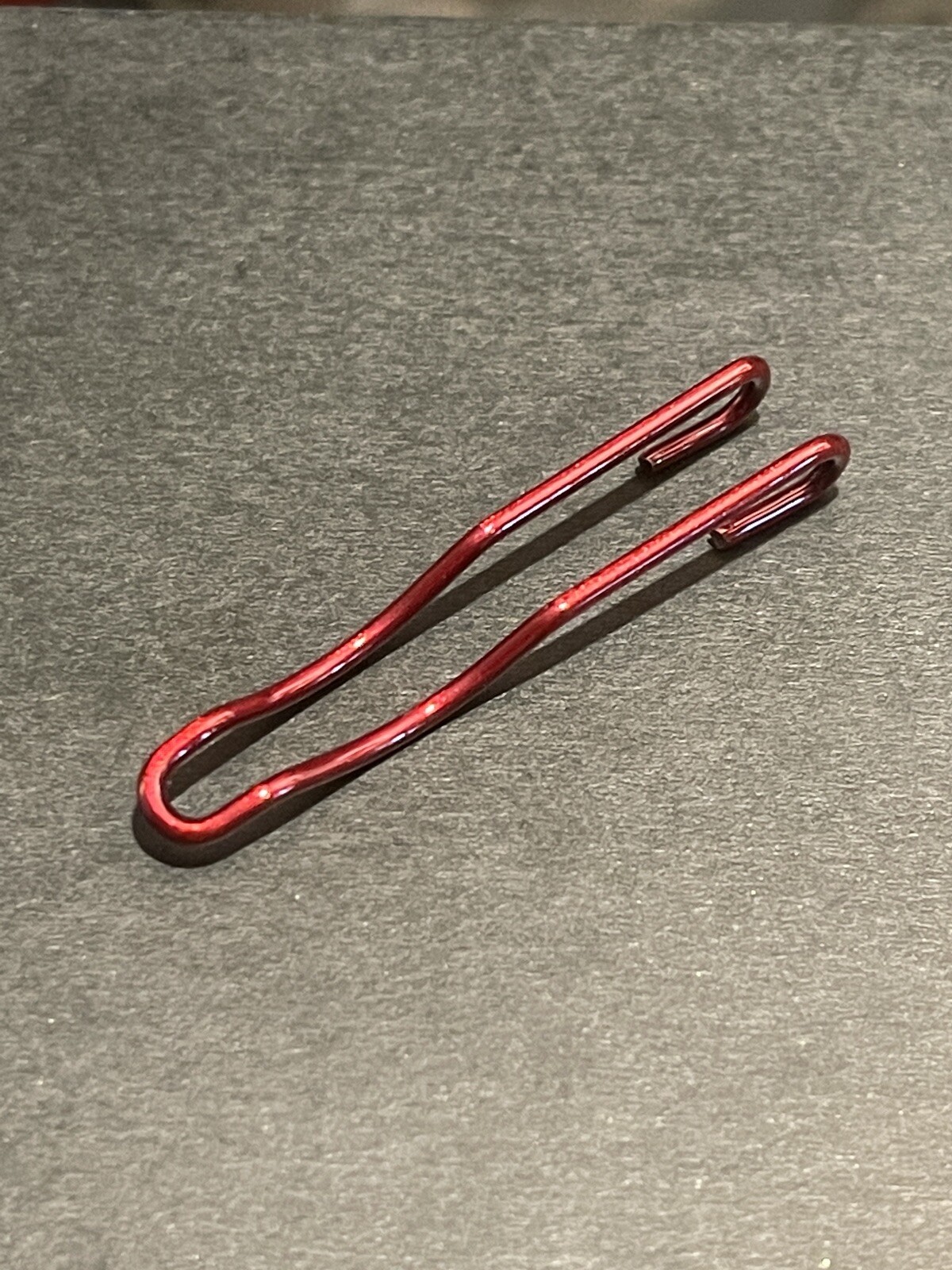Translucent Red Wire Clip For Spyderco Para 3 FRN LW Sage 5 LW Spydiechef Knife