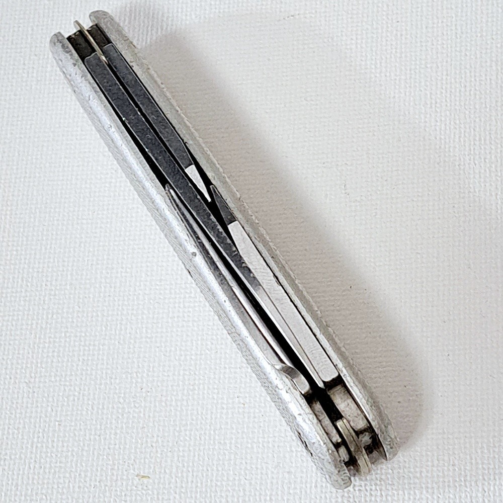 Elsener Schwyz Victoria Victorinox Soldier Silver Alox 1965 Swiss Army Knife SAK