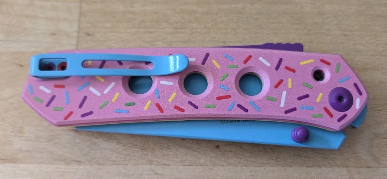 Civivi Blade HQ Exclusive Dessert Warrior Vision FG – Pink Sprinkle G10 Nitro-V