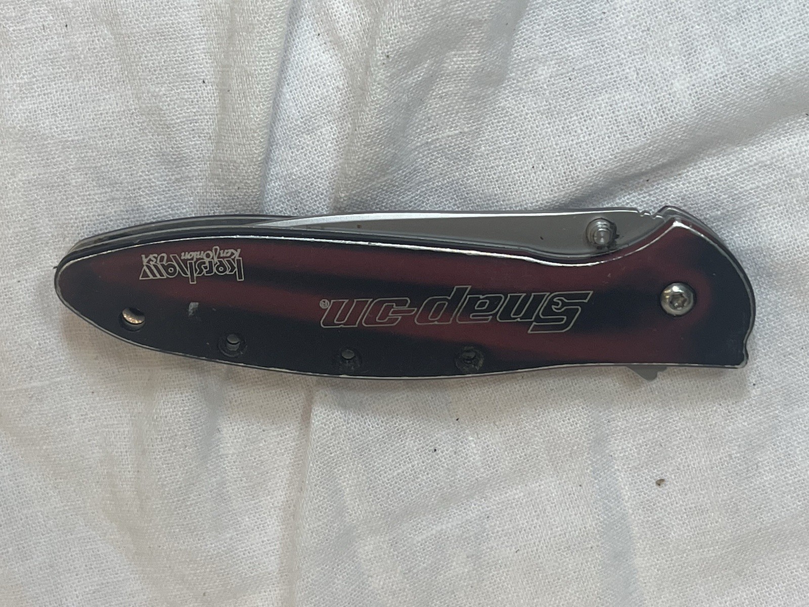 Mixed Brands Pocketknife Lot: Kershaw, Snap-on, S&W + Hammer Multi-Tool