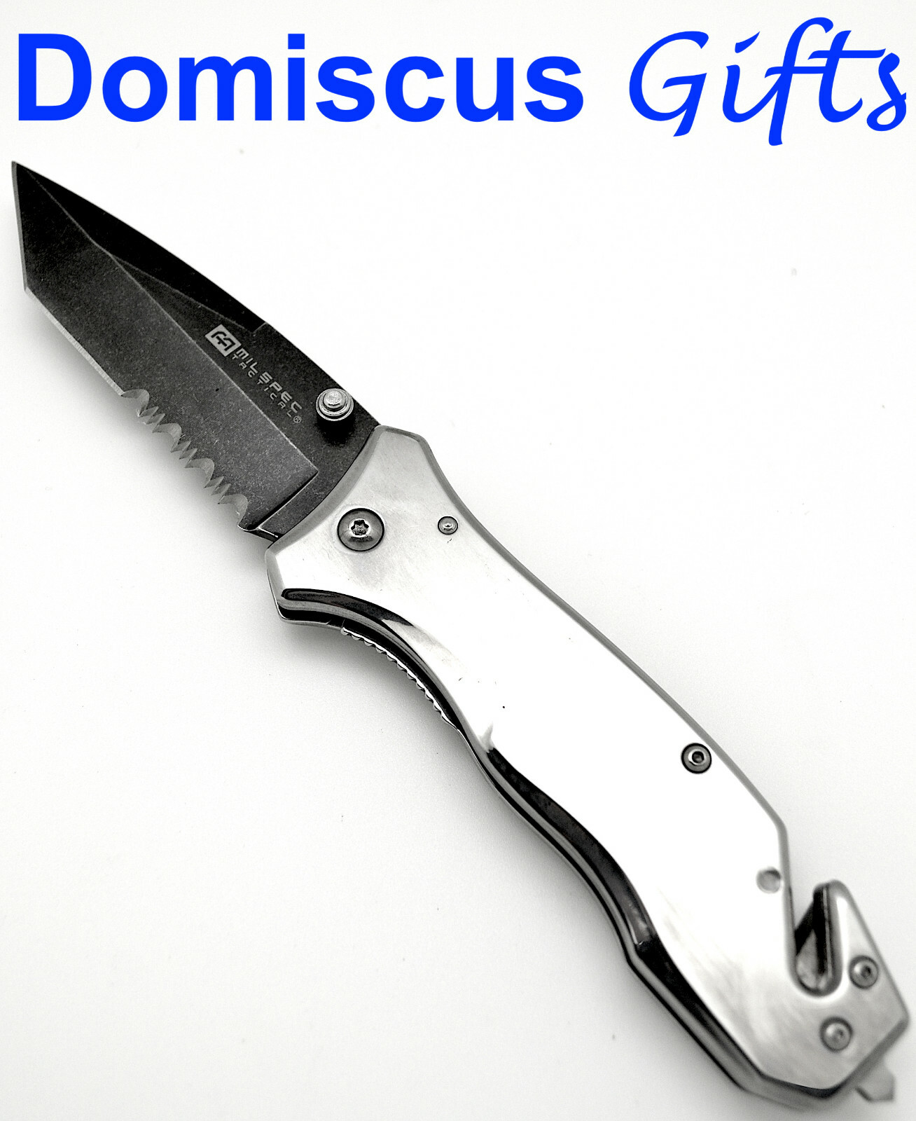 8″ NEW! MILSPEC Gentlemans Folding POLISHED Stainless Steel Sport POCKET KNIFE