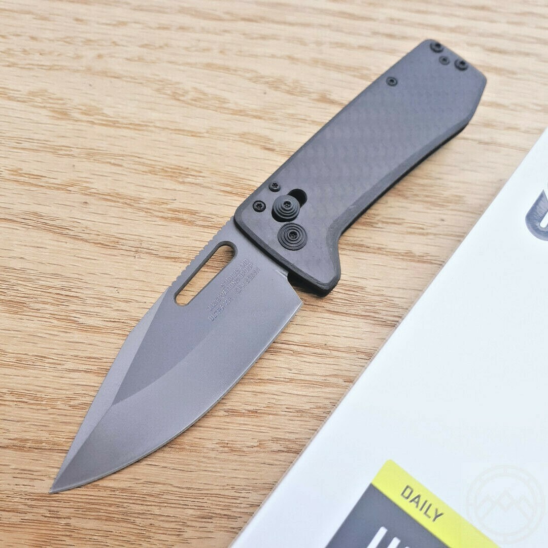 SOG Ultra XR Folding Knife 2.88″ CPM S35VN Stainless Blade Carbon Fiber Handle