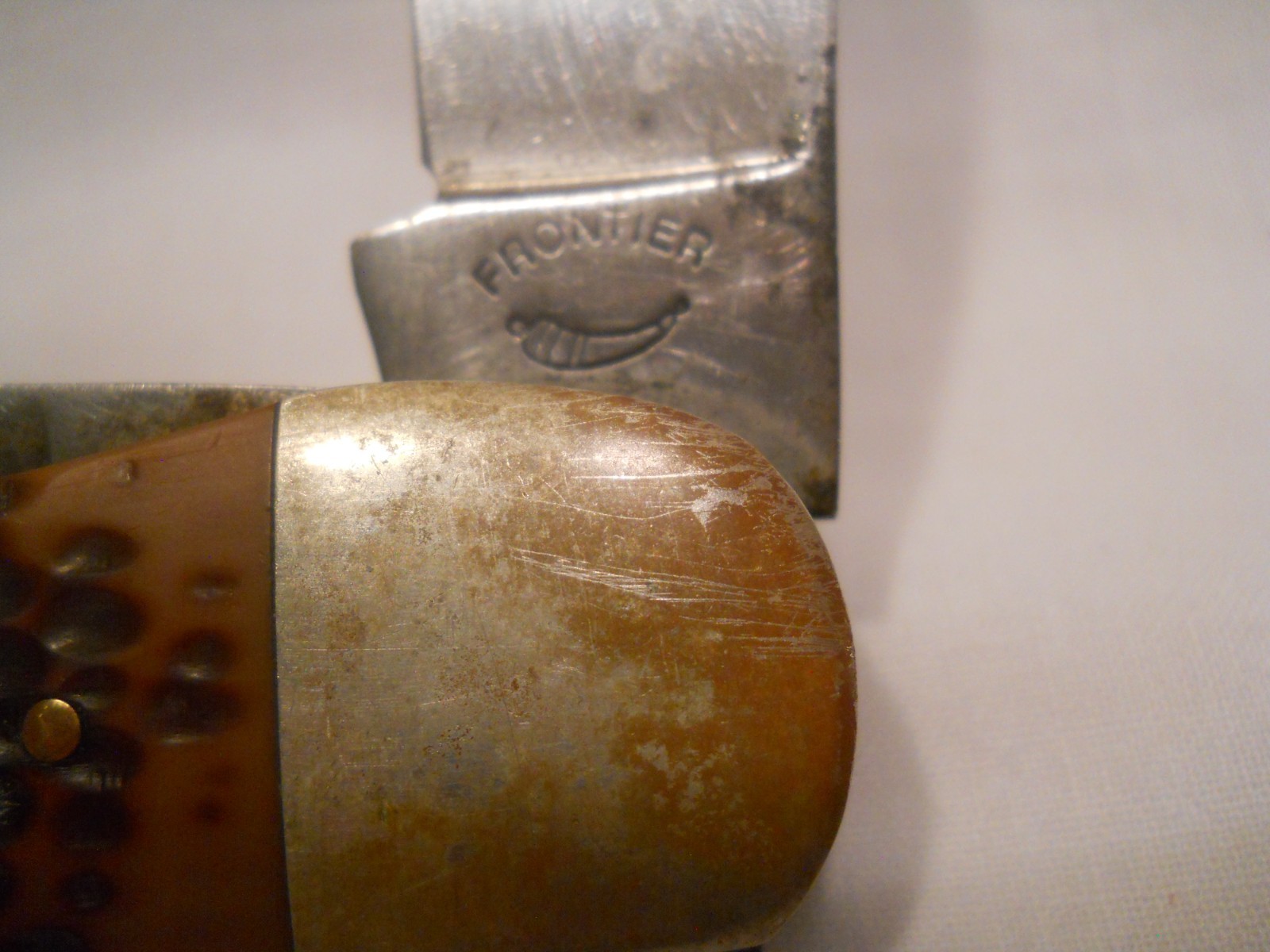 Vintage Frontier Imperial U.S.A. 4621 Folding 2-Blade Hunter Knife