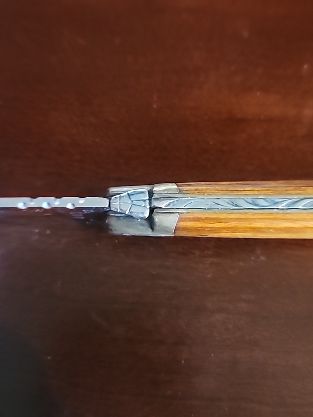 Laguiole France Pocket Knife Kentucky Legend On Blade Rare Find 8in