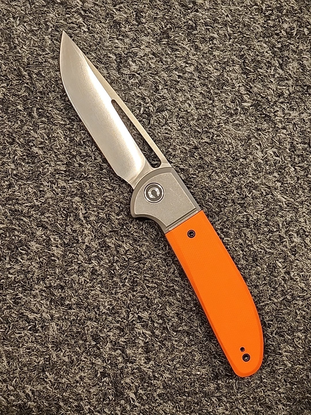 Civivi Trailblazer XL Discontinued C2101B Orange G10 Satin D2 Blade Slip Joint