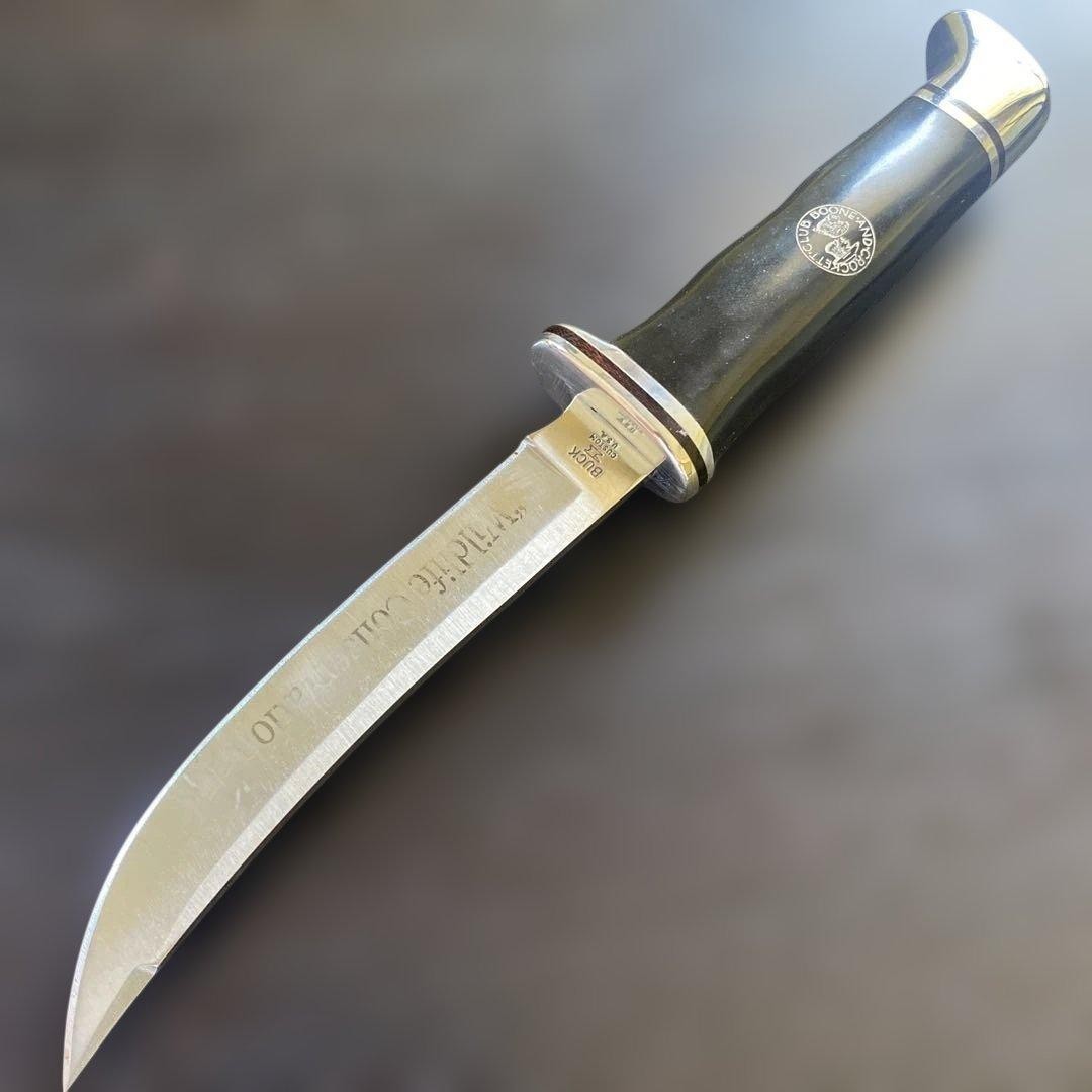 Buck Knives 118BKSBC Personal Boone and Crockett Knife 420HC Stainless Steel Bla