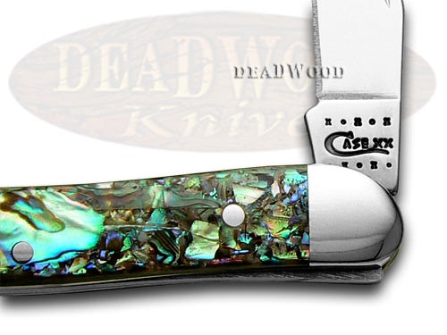 Case xx Knives Tiny Toothpick Genuine Abalone Stainless Pocket Knife 12002