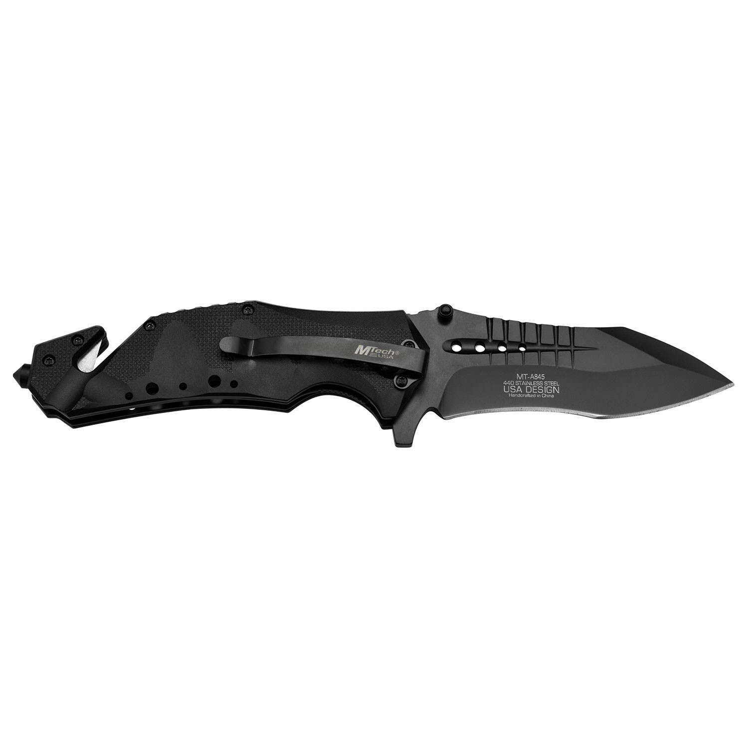Knife MTech Liner lock Spring Assisted Black MT-A845BK