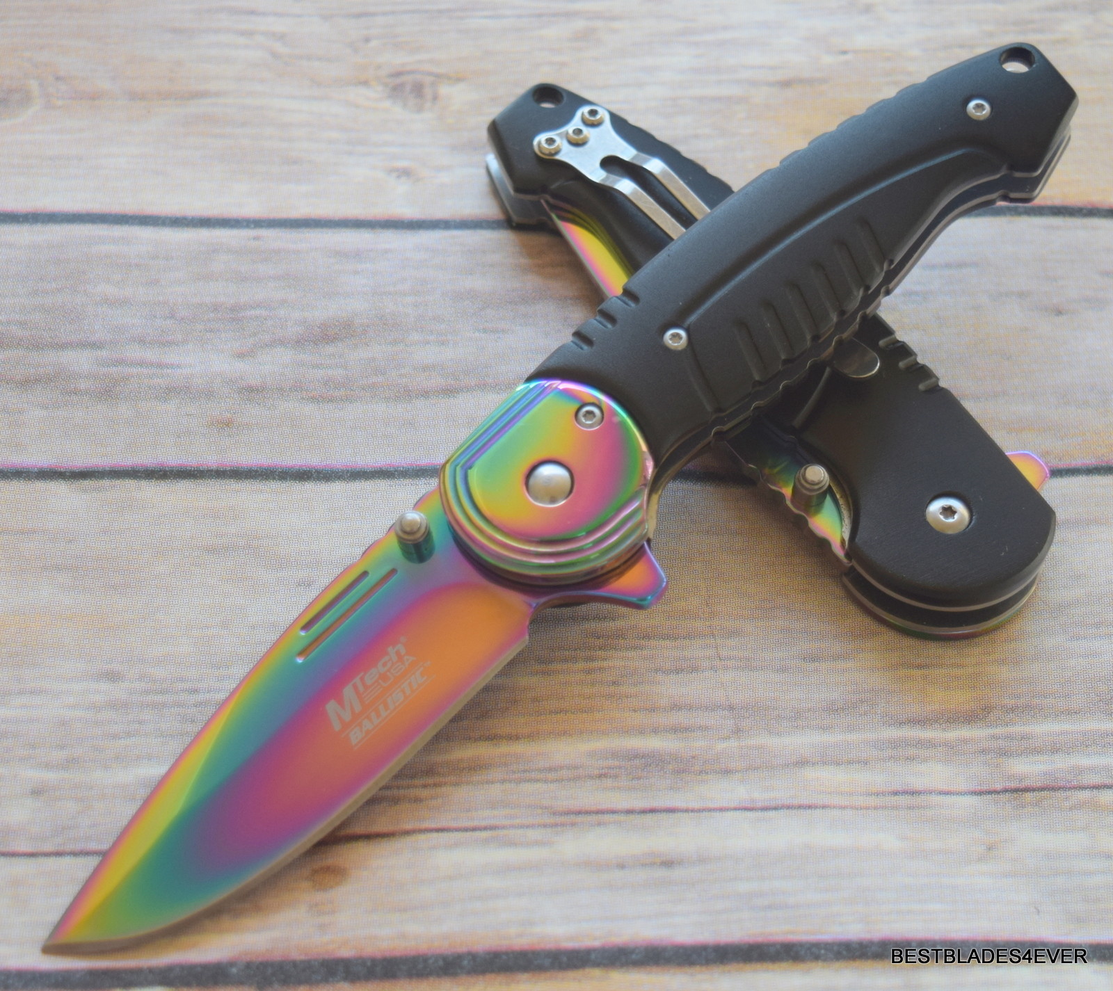 7.5 INCH MTECH TACTICAL SPRING ASSISTED KNIFE WITH POCKET CLIP