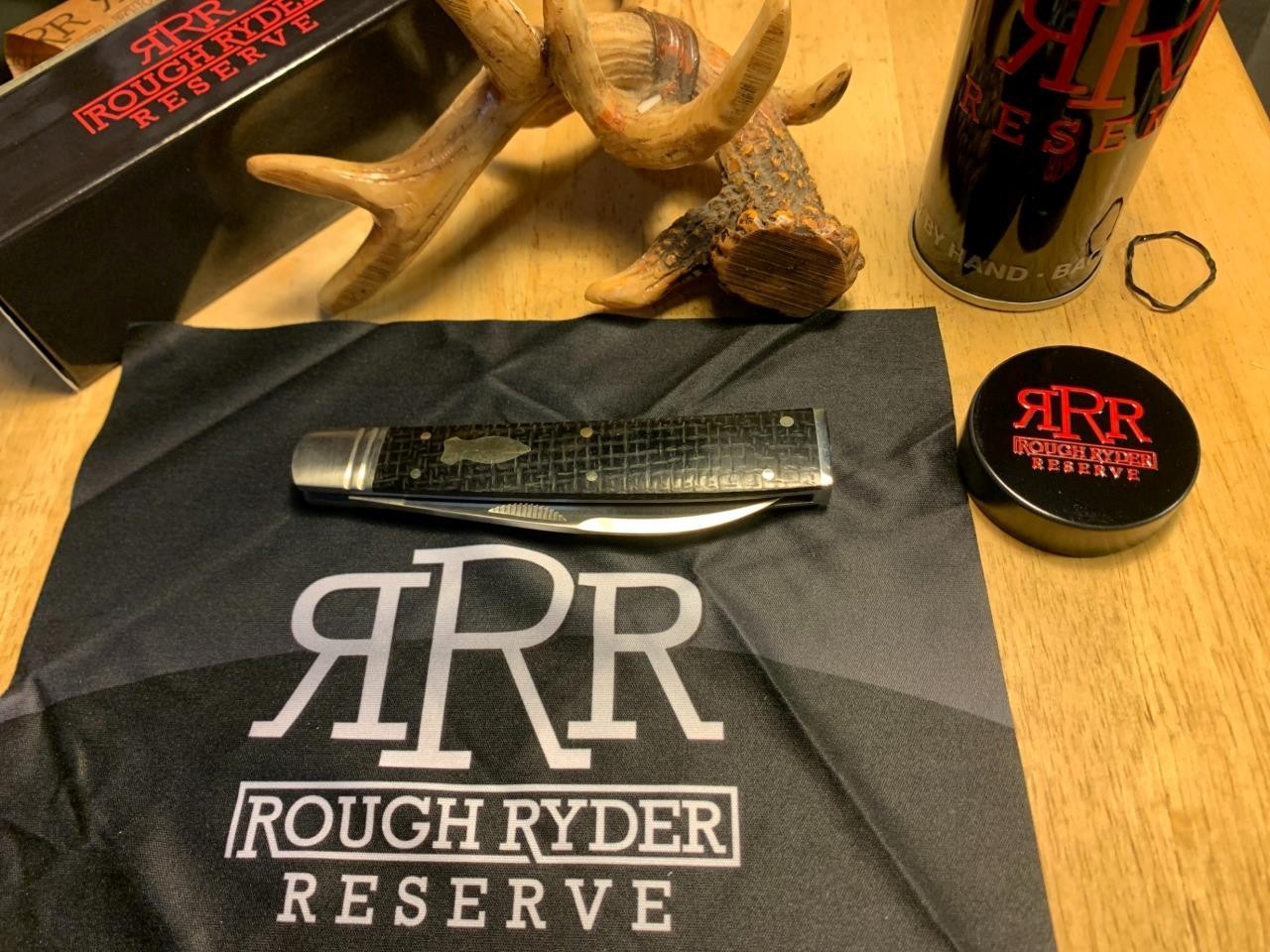 Rough Ryder Reserve Brown Micarta Whiskey Bent Folder 4 1/2″ Pocket Knife RRR045