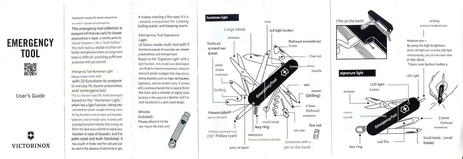 x2 ~ Victorinox Emergency Tools 58mm & 91mm SAK Bundle