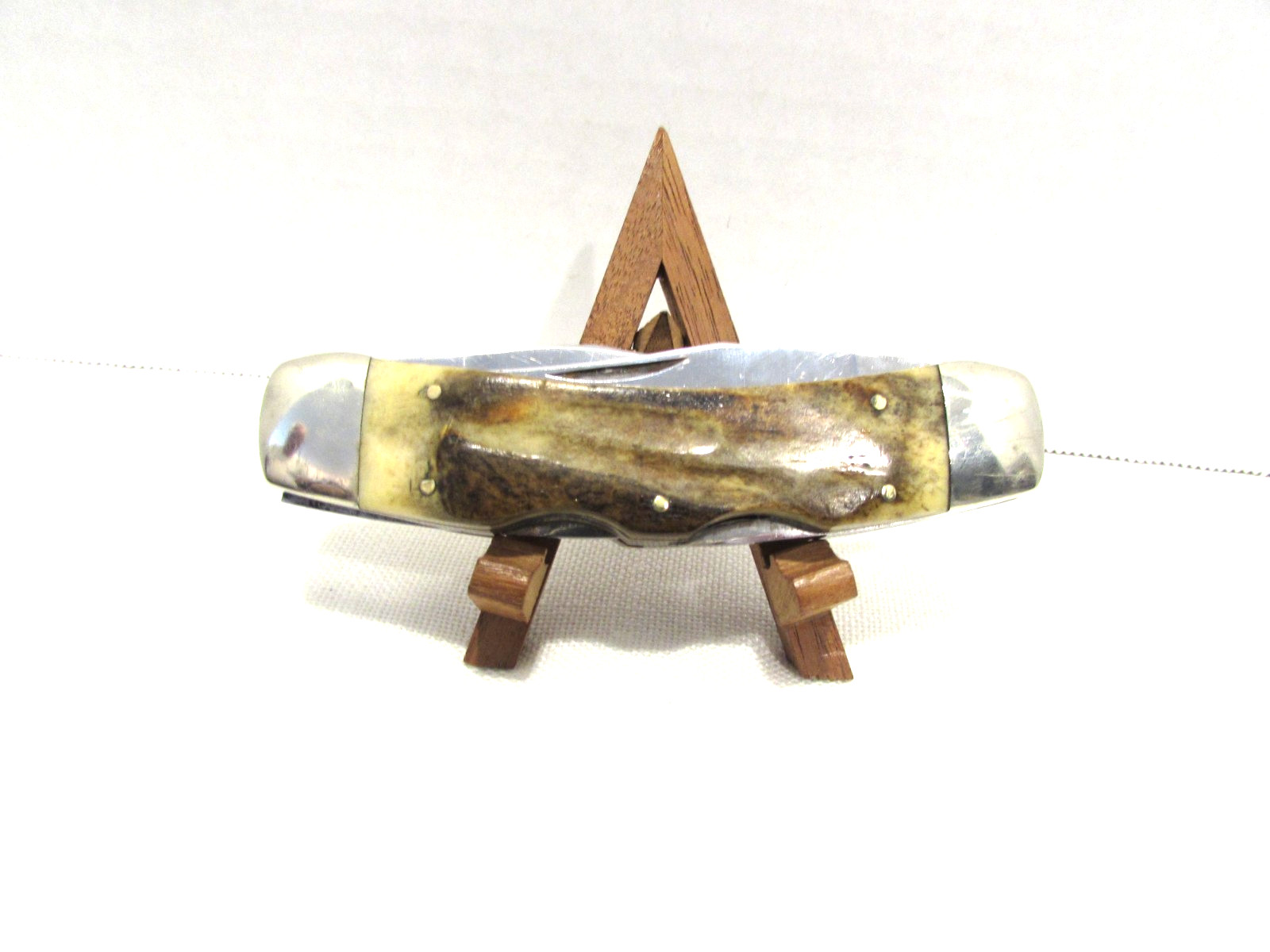 Vintage Parker IMAI K-236 Circa 1984-85 Smooth Bone Double Lock Back Knife