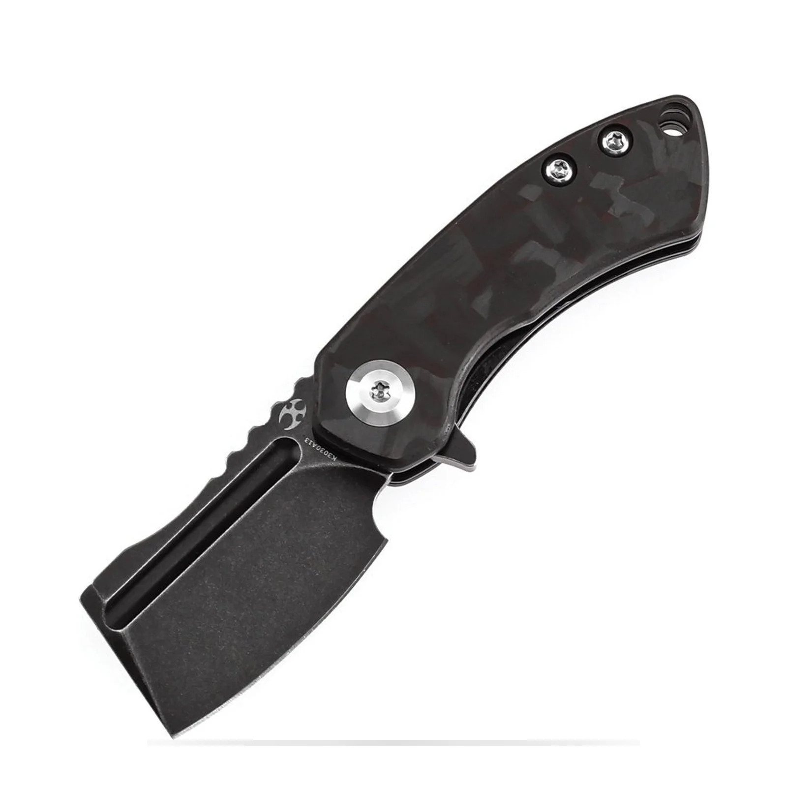 Kansept Knives Mini Korvid Linerlock Carbon Fiber K3030A13 Folding Knife CF