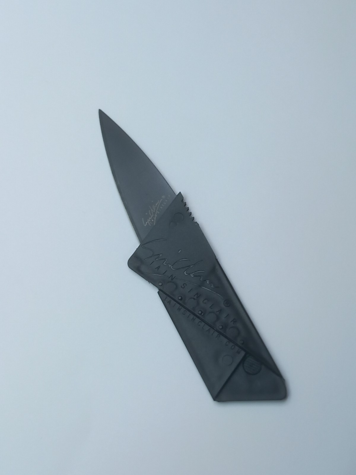 Folding Business Card Knife Metal Plastic Never used Compact Slim Good