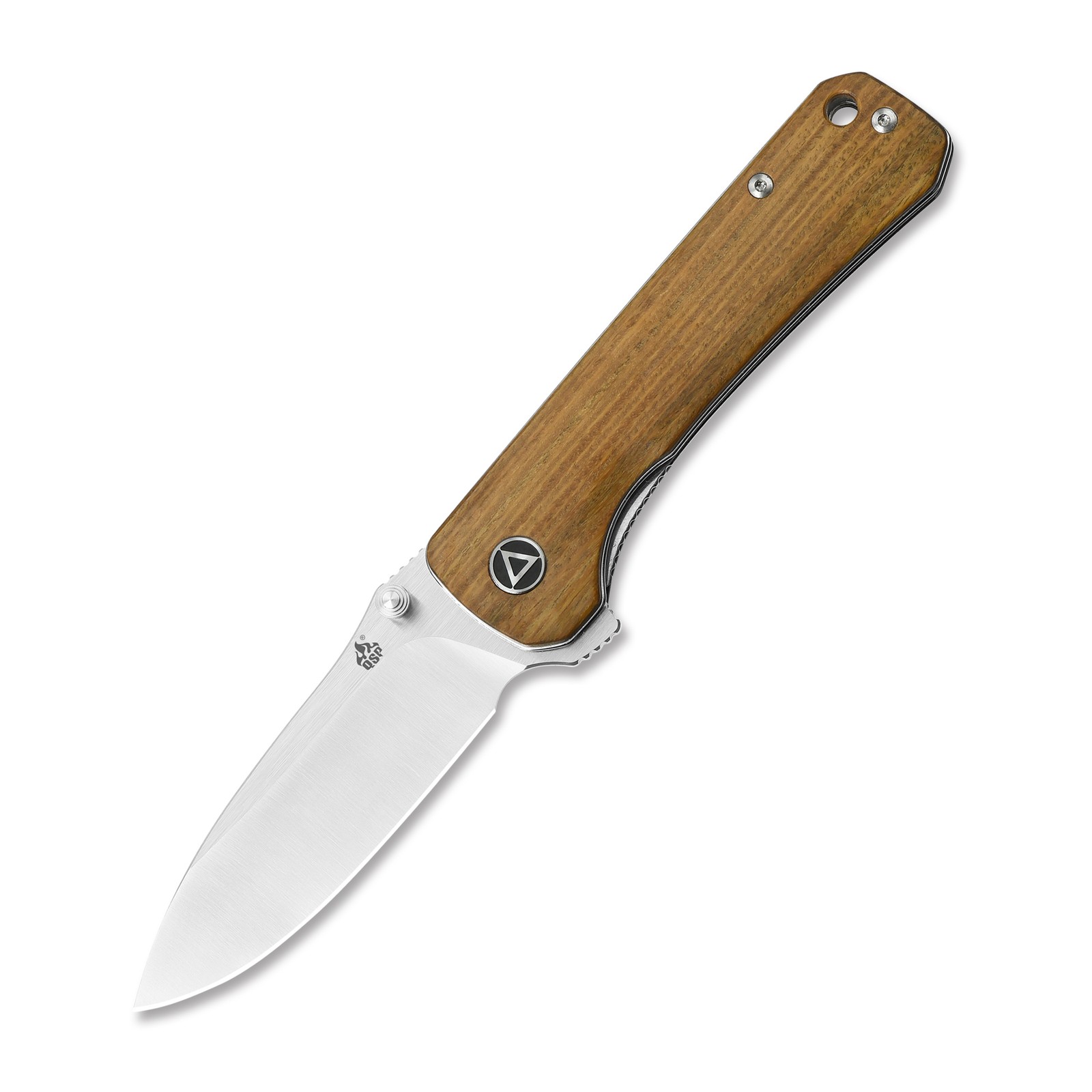 QSP Knives Hawk Liner Lock 131-D Knife CPM S35VN Steel & Verawood