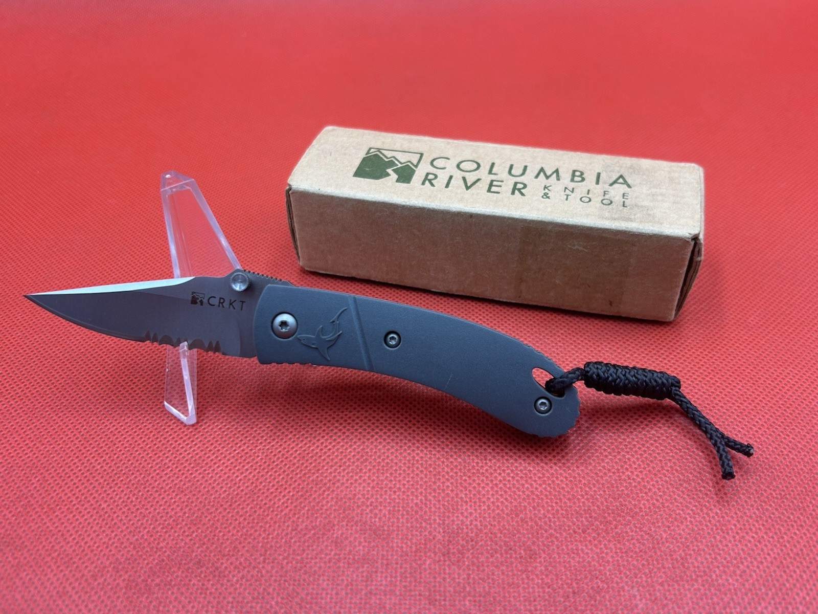 🔪CRKT Urban Shark L.U.S 11 Lightfoot Design AUS8 Tactical EDC pocketknife W/box